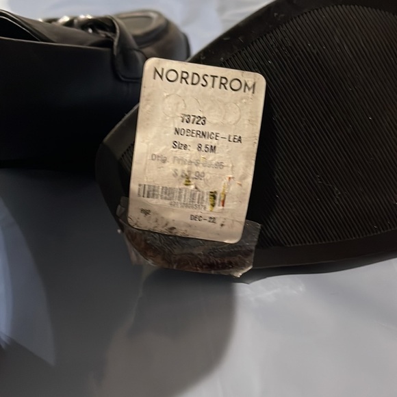 NWT Nordstrom Bernice Loafer Pump, Sz 8.5 M, Black - Picture 6 of 7